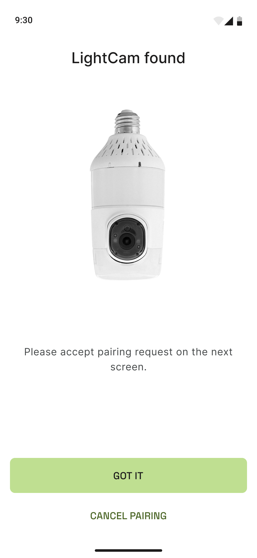 Device found