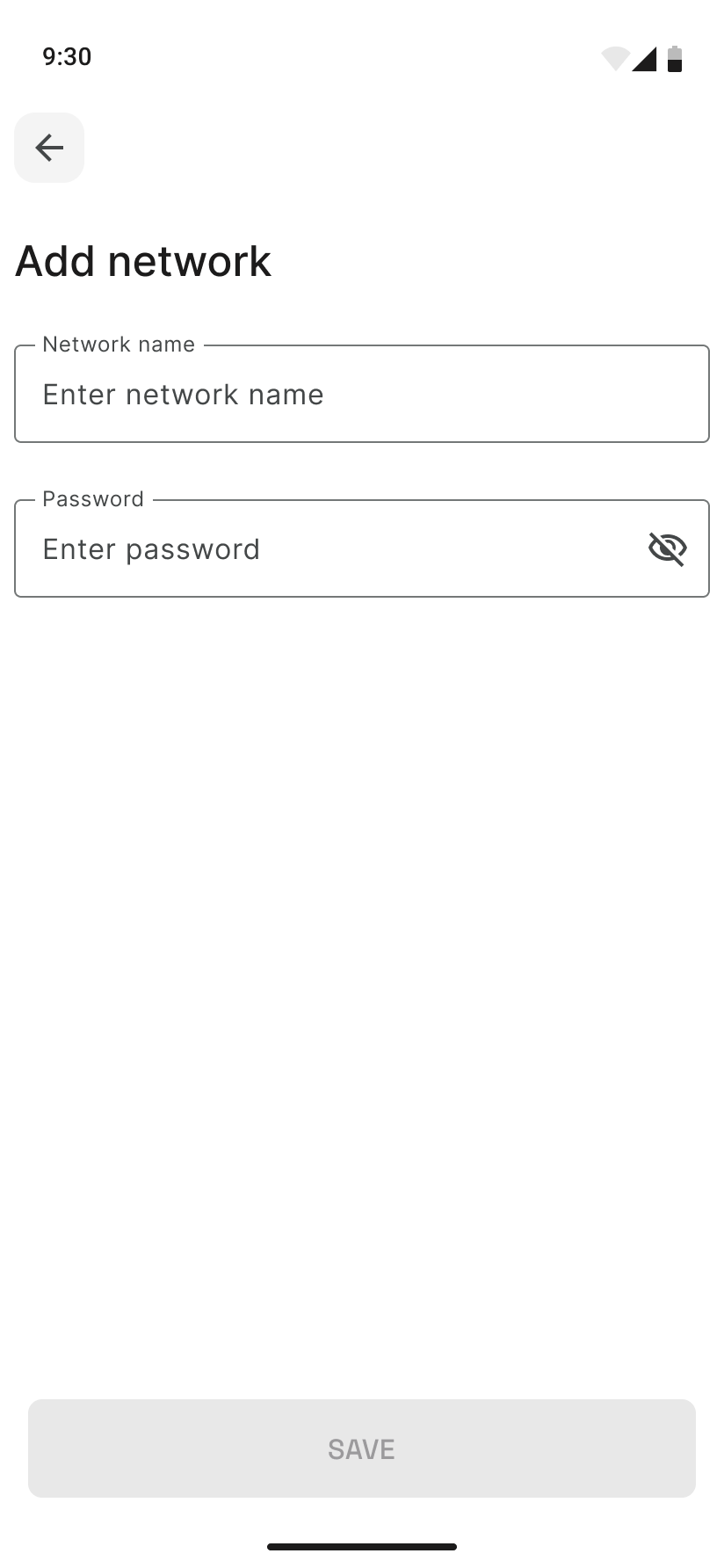 Add network